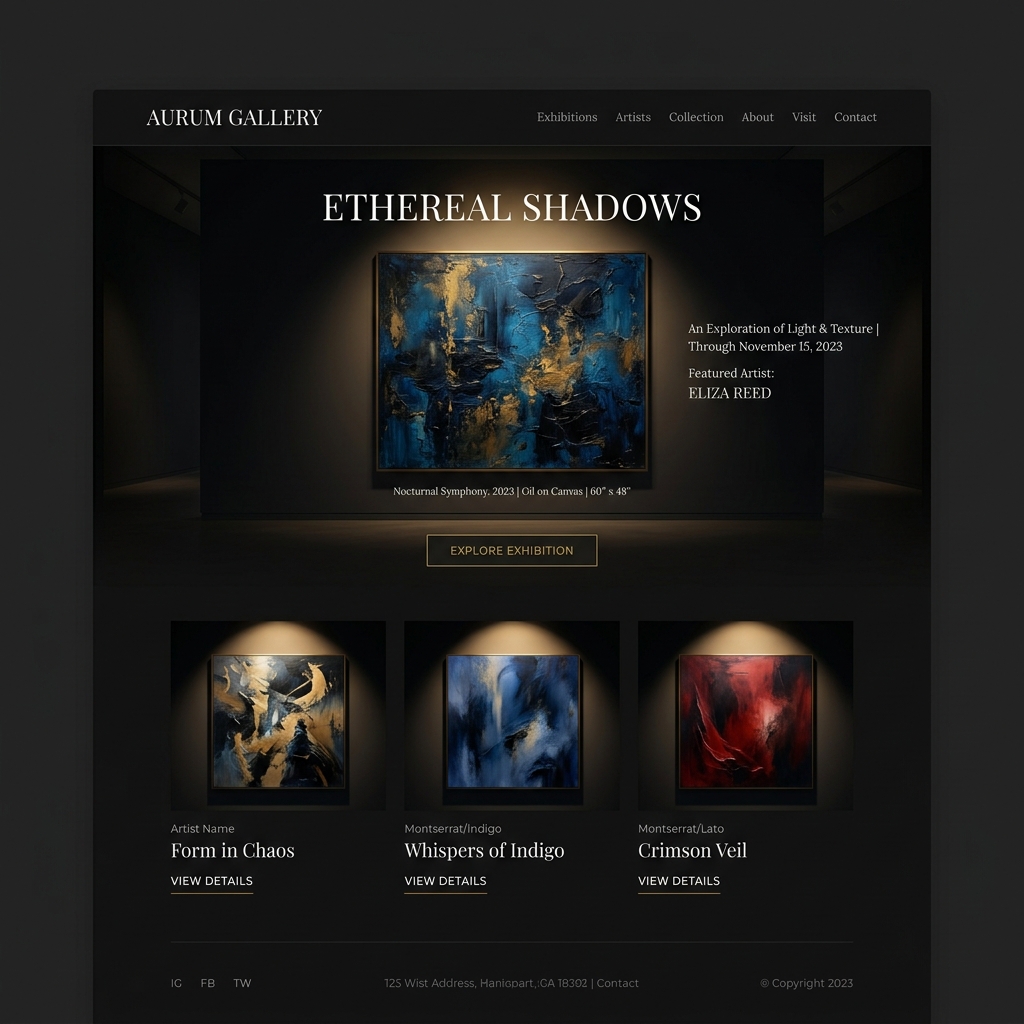 Art Exhibition Mockup