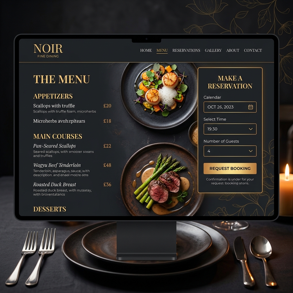 Elite Restaurant Mockup